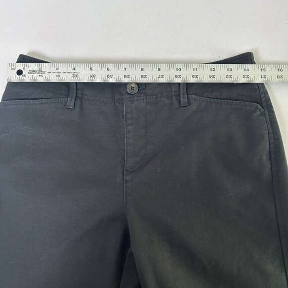 Eddie Bauer Mercer Fit Pants Womens Size 4 Black Cotton Stretch Casual - Picture 8 of 13